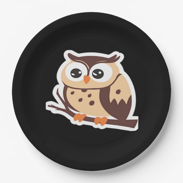Peekabo Viral Halloween Paper Plate (Front)