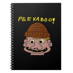 Peekabo Weird Man Notebook