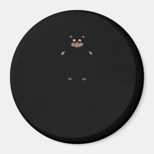 Peekabo (White) Magnet