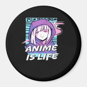Peekaboo Anime Funny Magnet