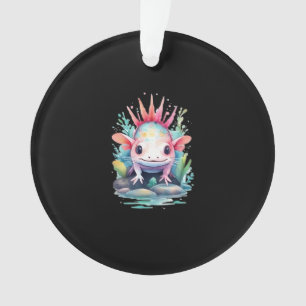 Peekaboo Axolotl Ornament