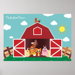 Peekaboo Barn Daytime Landscape Group 1 Poster