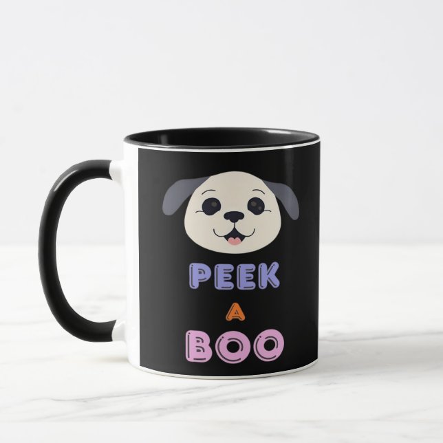 Peekaboo Basic Design Mug (Left)