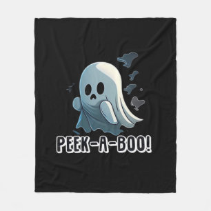 Peekaboo Basic Slogan Fleece Blanket