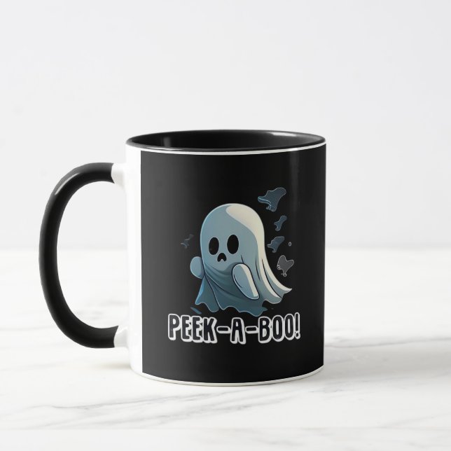 Peekaboo Basic Slogan Mug (Left)