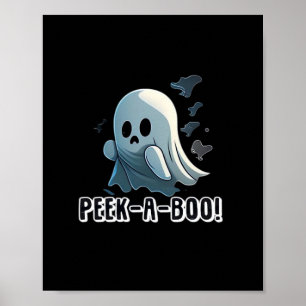 Peekaboo Basic Slogan Poster