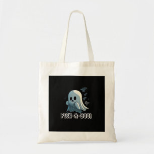 Peekaboo Basic Slogan Tote Bag