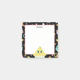 Peekaboo Black Baby Chick Post-it Notes