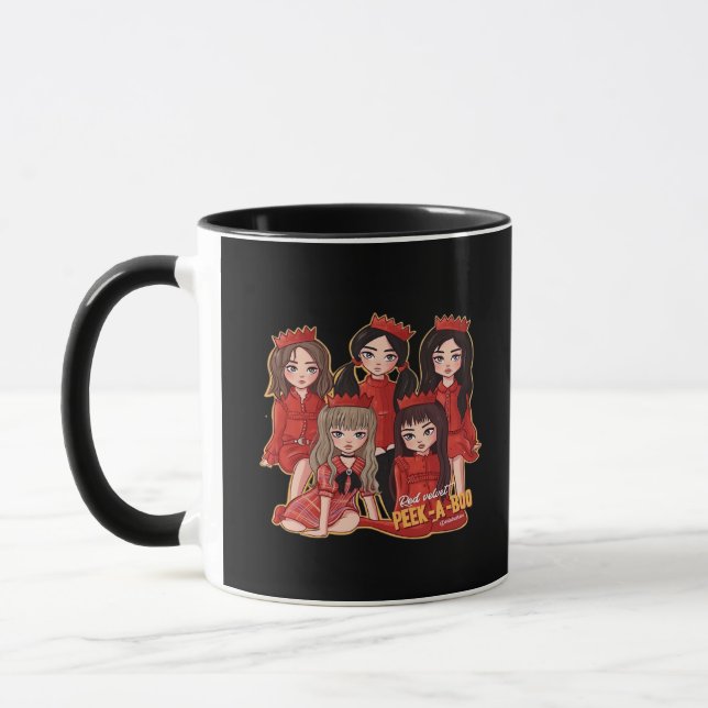 Peekaboo Cosy Autumn Mug (Left)