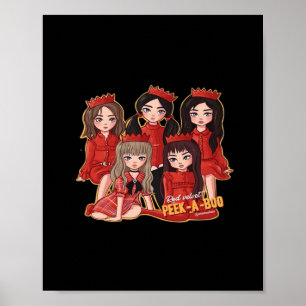 Peekaboo Cosy Autumn Poster