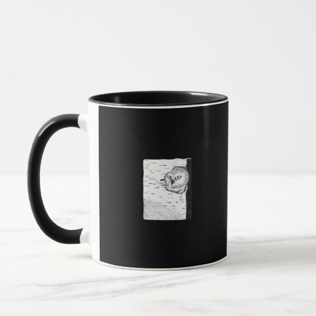 Peekaboo Cute Basic Mug (Left)