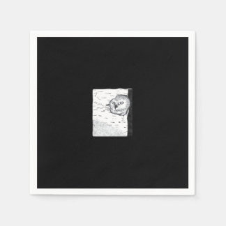 Peekaboo Cute Basic Napkin