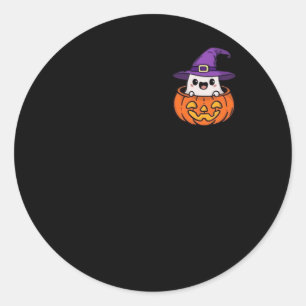 Peekaboo Essential Basic Design Classic Round Sticker