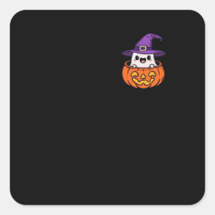 Peekaboo Essential Basic Design Square Sticker