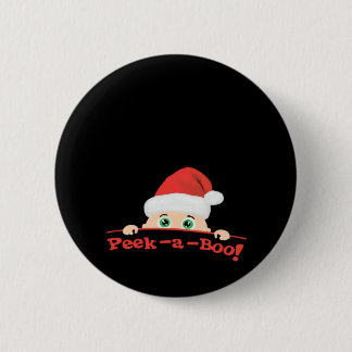 Peekaboo Fitted 6 Cm Round Badge