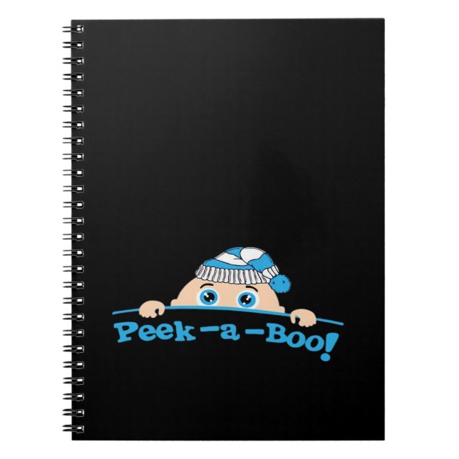 Peekaboo  Fitted Notebook (Front)