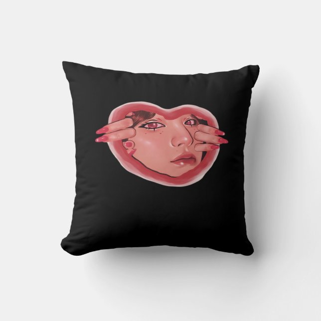 Peekaboo For Halloween Design Cushion (Front)