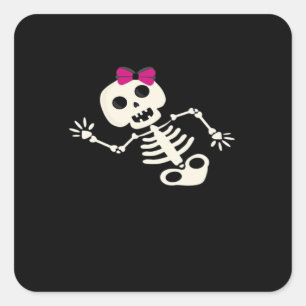 Peekaboo Funny Sloth Square Sticker