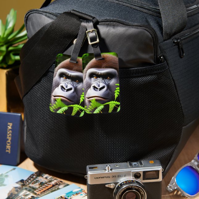 Peekaboo Gorilla, Luggage Tags (Front & Back)
