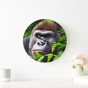 Peekaboo Gorilla, Wall Clock