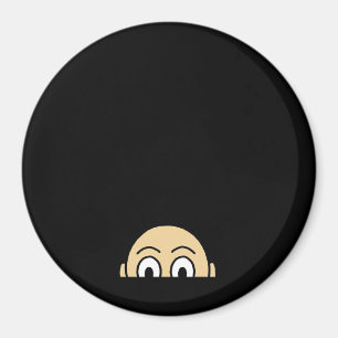 Peekaboo Graphic Basic Quote Magnet