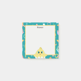 Peekaboo Green Baby Chick Post-it Notes