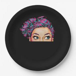 Peekaboo Halloween Design Paper Plate