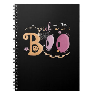 Peekaboo Halloween Essential Sloth Notebook