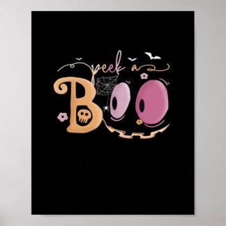 Peekaboo Halloween Essential Sloth Poster