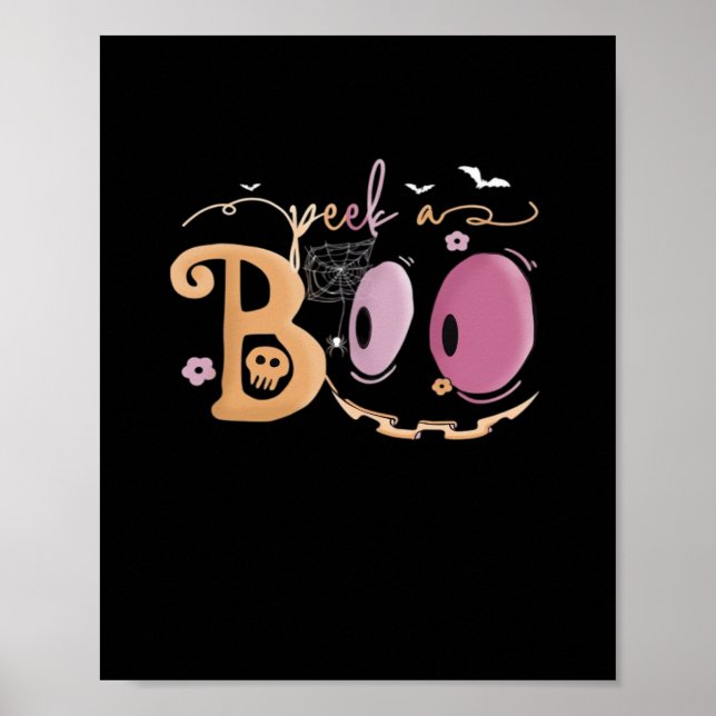 Peekaboo Halloween Essential Sloth Poster (Front)