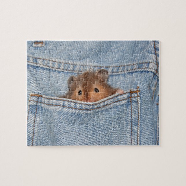 Peekaboo Hamster Jigsaw Puzzle (Horizontal)
