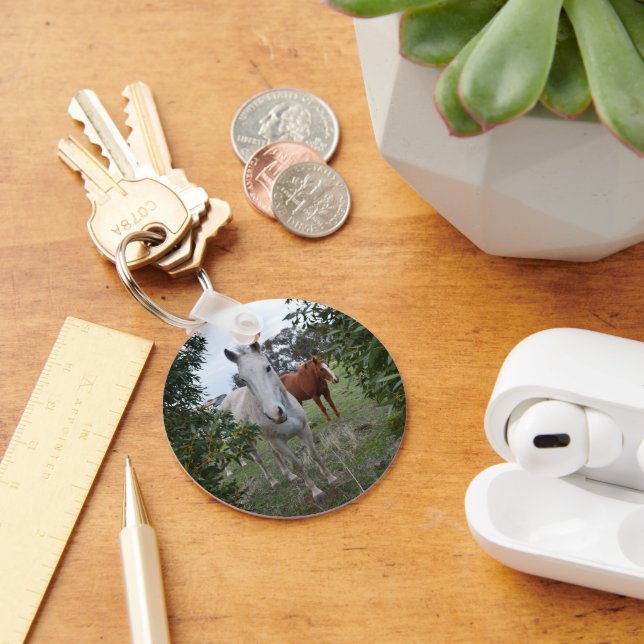 Peekaboo Horses, Key Ring (Desk)