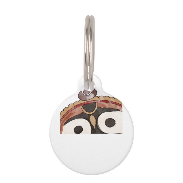 Peekaboo Jaganatha Classic Pet Tag (Front)