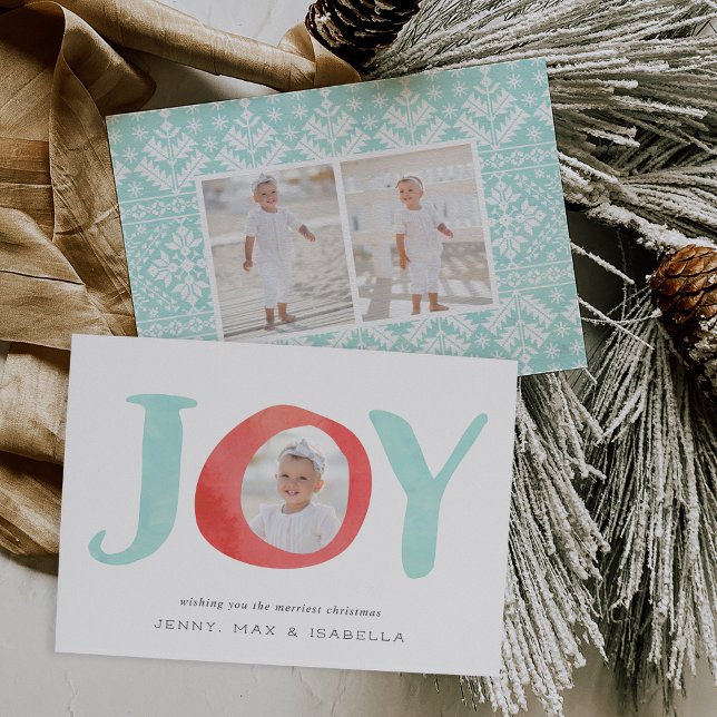 Peekaboo Joy | Holiday Photo Card (Creator Uploaded)