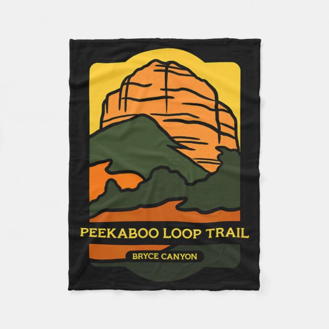 Peekaboo Loop Trail - Bryce Canyon Horseback Ridin Fleece Blanket (Front)