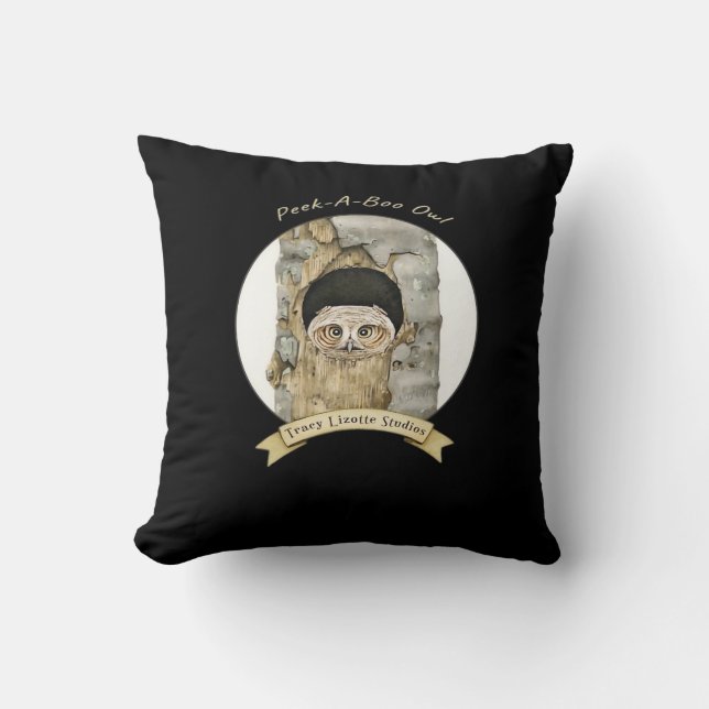 Peekaboo Meme Design For Halloween Cushion (Front)