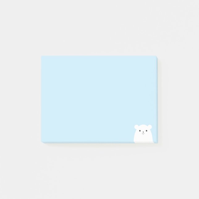 Peekaboo Polar Bear Notes (Front)