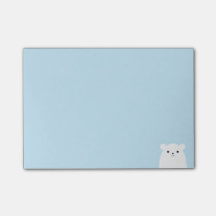 Peekaboo Polar Bear Post-it Notes