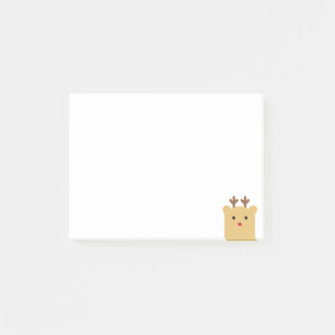 Peekaboo Reindeer Post-it Notes