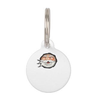 Peekaboo Santa Classic Pet Tag