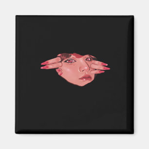 Peekaboo – Sloth Design Vibes Magnet