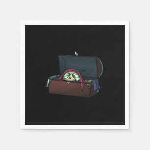 Peekaboo Sloth Halloween Napkin