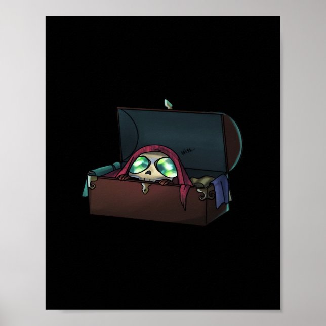 Peekaboo Sloth Halloween Poster (Front)