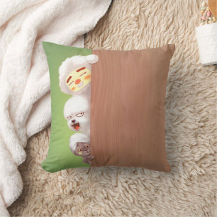 Peeking Animals Trio Cushion