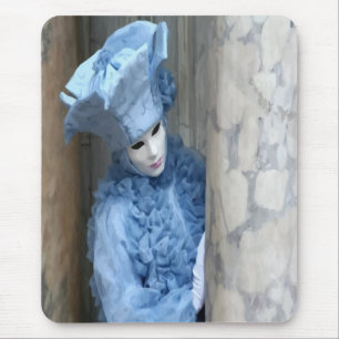 Peeking around Columns Mousepad