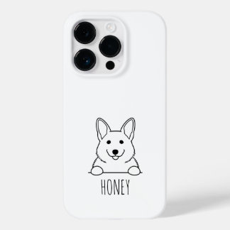 Peeking Beagle Cute Custom Name Phone Case