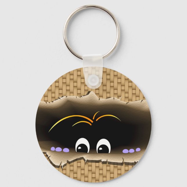Peeking Creature Key Ring (Front)