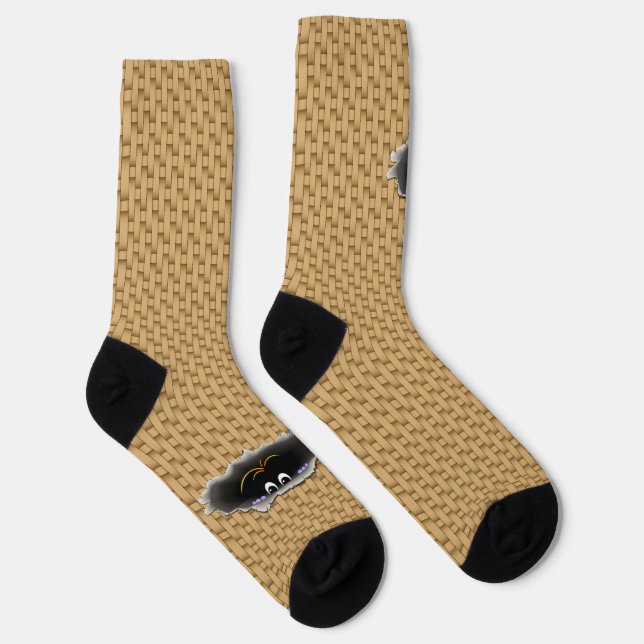Peeking Creature Socks (Right)