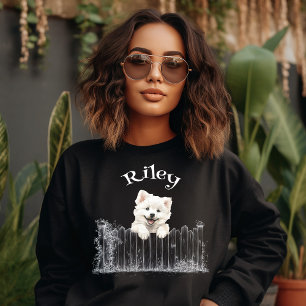 Peeking Dog Customisable Sweatshirt