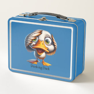 Peeking Duck Metal Lunch Box
